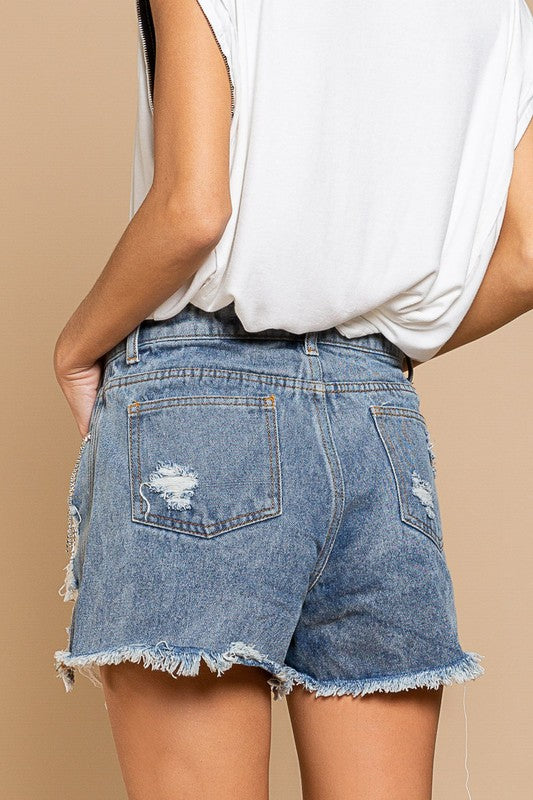 Bling Bling Denim Shorts