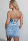 Chambray Corset Top