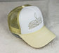 Gold Boot Stitch Trucker Hat