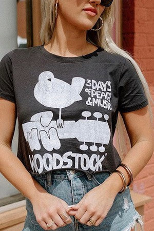 Woodstock Crop Tee