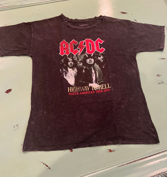 AC/DC Highway to Hell Distressed Tee